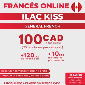 Curso de francés online profesores canadienses
